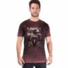 T-shirt ALCHEMY ENGLAND 'pentafixion' -Spiral Boutique aea man t shirt pentafixion retro stone wine 900