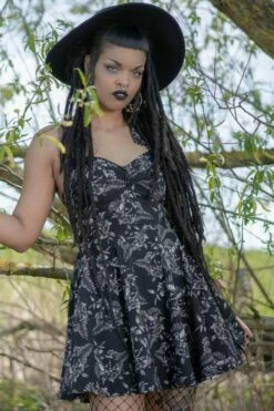 Robe KILLSTAR 'Aloha From Hell' -Spiral Boutique aloha from hell skater dress cc x1600 900