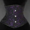 Serre-taille Gothique Brocarde Violet -Spiral Boutique amethyst waist cincher 1 900