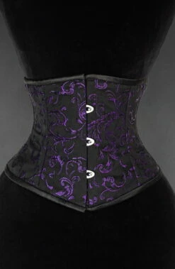 Serre-taille Gothique Brocarde Violet