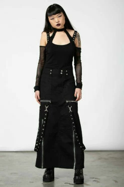 Longue Jupe KILLSTAR 'Arya' -Spiral Boutique arya maxi skirt b x1600 900