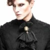 Jabot De Chemise Noir DEVIL FASHION -Spiral Boutique as0684 900