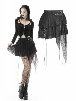 Mini-jupe DARK IN LOVE 'Chellia'