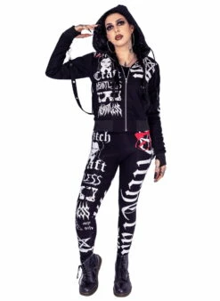 Veste Wednesday HEARTLESS 'Bitch Craft' -Spiral Boutique bitch craft jacket black heartless 6 900