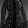 Veste Victorienne Pirate Femme -Spiral Boutique black brocade female pirate jacket 900