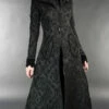 Manteau DRACULA CLOTHING 'Ives Coat' -Spiral Boutique black brocade long ives coat 11 900