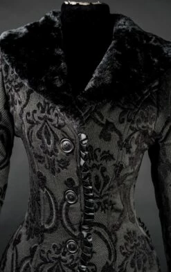 Manteau Gothique Evil Princesse 11 Manteau Gothique Evil Princesse -Spiral Boutique black evil princess coat 3 1