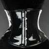 Serre-taille Gothique PVC Noir -Spiral Boutique black pvc waist cincher 1 900