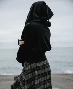 Veste Zippée PUNK RAVE 'lune Noire' -Spiral Boutique c655 900