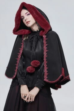 Cape Lolita DEVIL FASHION 'Heidi Black' -Spiral Boutique ca0280111 900
