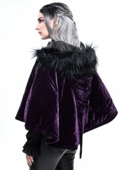 Cape Violette DEVIL FASHION 'Saba' -Spiral Boutique ca029029 900