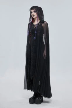 Longue Cape DEVIL FASHION 'vulzala' -Spiral Boutique ca0303 900