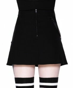 Mini Jupe KILLSTAR 'calling Alice Black' -Spiral Boutique calling alice mini skirt black 2 1 900
