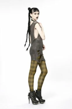 Haut Destroy PUNK RAVE 'ripped Silver' -Spiral Boutique captureonecatalog19529 900