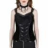 Top KILLSTAR 'carrie Caustic' -Spiral Boutique carrie caustic lace panel vest b x1600 900