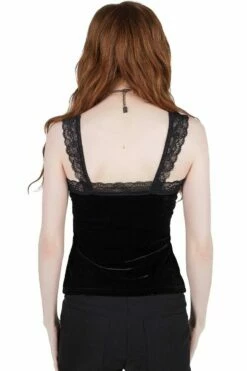 Top KILLSTAR 'carrie Caustic' -Spiral Boutique carrie caustic lace panel vest d x1600 900
