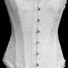 Corset Gothique Blanc ALCATRAZ 'white Angel' -Spiral Boutique co 192137 1