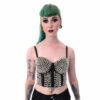 Corset POIZEN INDUSTRIES 'spikes' -Spiral Boutique corset spike bra black poizen industries 253 900