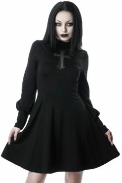 Robe Manches Longues KILLSTAR 'crossed Out'