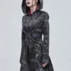 Veste Gothique Grise DEVIL FASHION 'Melphite' -Spiral Boutique ct18631 900