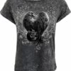T-shirt Gothique SPIRAL 'Raven Heart' -Spiral Boutique d085f769 900