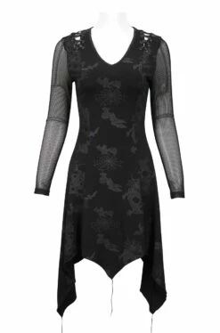 Robe Goth DEVIL FASHION 'sorcière Noire' -Spiral Boutique dsc01891 900