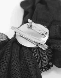 Jabot De Chemise Noir DEVIL FASHION -Spiral Boutique dsc09074 900