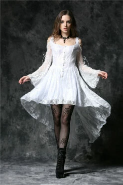 Robe Gothique Blanche DARK IN LOVE
