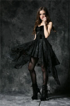 Robe Gothique Noire DARK IN LOVE