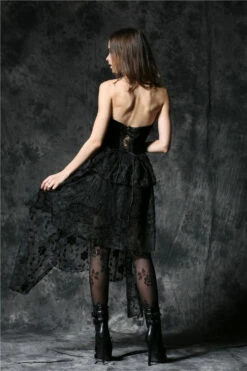 Robe Gothique Noire DARK IN LOVE -Spiral Boutique dw0637