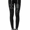 Pantalon RESTYLE 'gothic Harness Jean' -Spiral Boutique eng pl black gothis harness jeans 2041 9 900