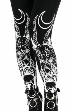 Leggings Noir RESTYLE 'domonic Cat' -Spiral Boutique eng pl demonic cat leggings black gothic leggings 1850 3 900