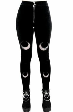 Leggings Velours RESTYLE 'double Crescent'