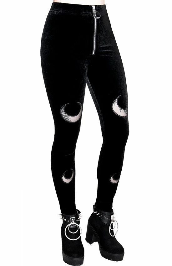 Leggings Velours RESTYLE 'double Crescent' 4 Leggings Velours RESTYLE 'double Crescent' – Image 2