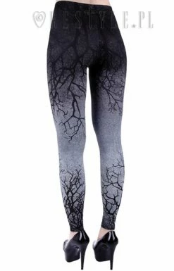 Leggings RESTYLE 'dark Forest' -Spiral Boutique eng pl ombre leggings tree gradient trousers gray branches 1462 41 900