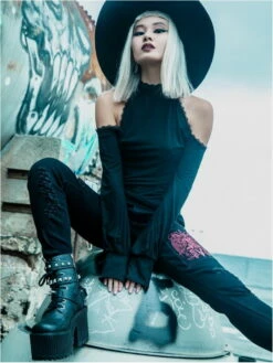 Pantalon KILLSTAR 'forsaken' -Spiral Boutique forsaken jeans killstar 5 1 900