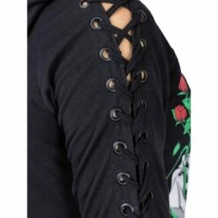 Veste Zippée VIXXSIN 'Garden Skull' -Spiral Boutique garden skull hood black vixxsin 31 900