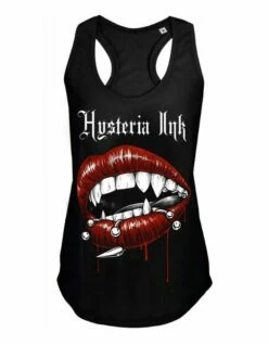 Débardeur HYSTERIA INK 'vampire Lips'