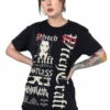 T-shirt Mercredi Addams 'Bitch Craft'