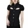 Chemise Femme KILLSTAR 'hellstar' -Spiral Boutique hellstar lace up shirt c x1600 900