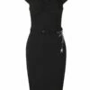 Robe HELL BUNNY 'miss Muffet' -Spiral Boutique hlb40100 miss muffet pencil dress black 10 900