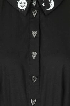 Robe Occulte HELL BUNNY 'samara' -Spiral Boutique hlb40102 samara dress blk 11 900