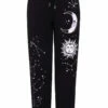 Jogging Femme HELL BUNNY 'Solaris' -Spiral Boutique hlb50235z solaris joggers blk 10 1 1 900