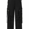 Pantalon Baggy Femme HELL BUNNY 'Kraken' -Spiral Boutique hlb50237 kraken trousers blk 10 900
