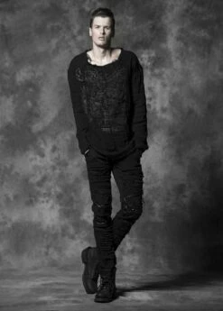 Pantalon Gothique Homme PUNK RAVE -Spiral Boutique img 06959