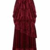 Jupe Victorienne Rouge PUNK RAVE 'blood Empera' -Spiral Boutique img 0800 900