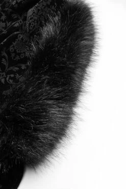 Longue Cape PUNK RAVE 'nébuleuse Noire' -Spiral Boutique img 4224 900