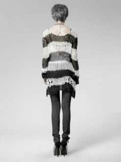 Haut Noir Et Blanc PUNK RAVE 'apocalypse 2022' -Spiral Boutique img 4762 900