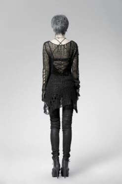 Haut Destroy Noir PUNK RAVE 'apocalypse 2022' -Spiral Boutique img 49661 900