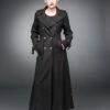 Long Manteau Femme QUEEN OF DARKNESS -Spiral Boutique ja1 27411301 900